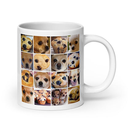 Image of the Is it a Blueberry Muffin or is it a Chihuahua? Mug 20 oz.