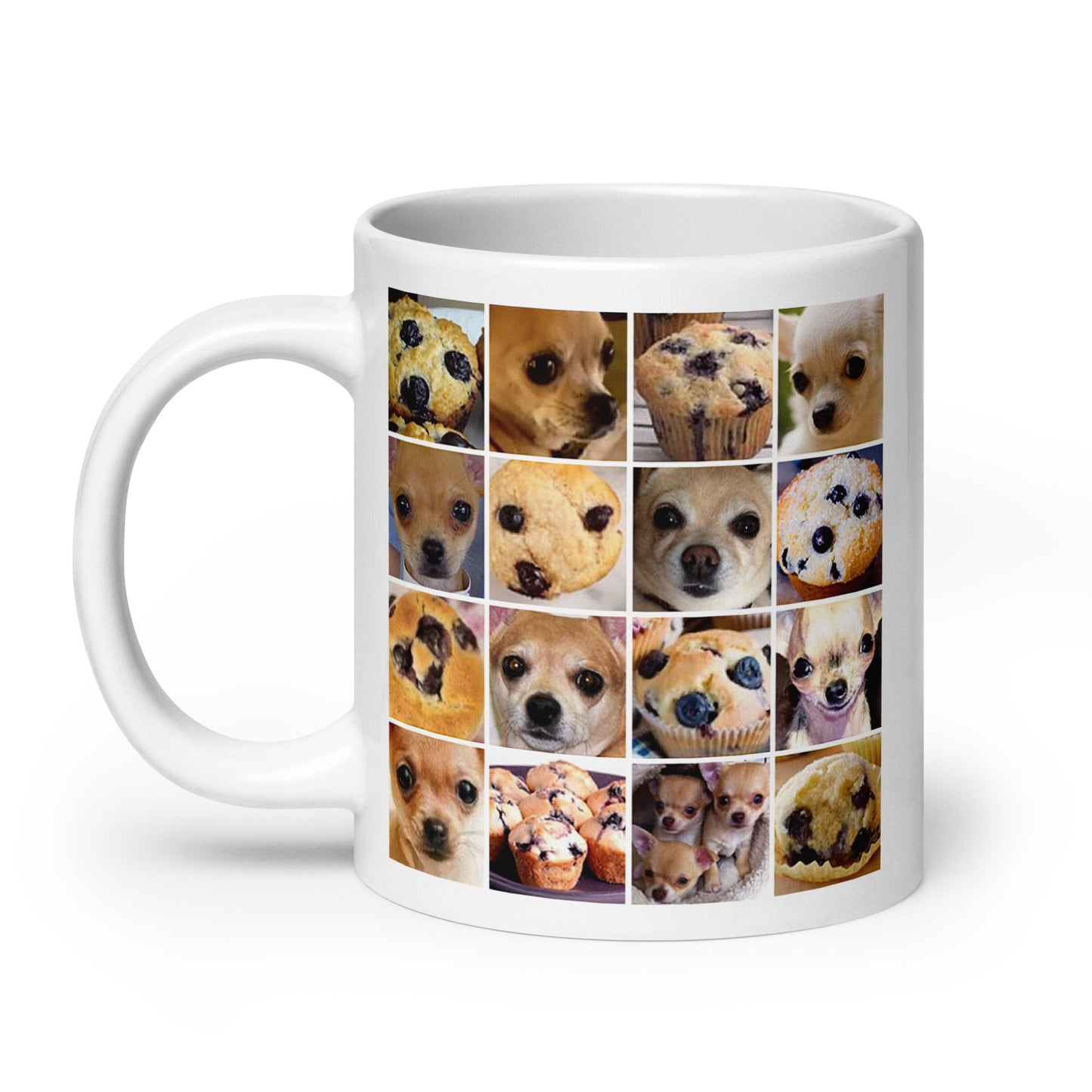 Image of the Is it a Blueberry Muffin or is it a Chihuahua? Mug.