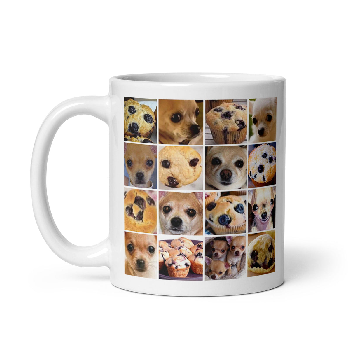 Image of the Is it a Blueberry Muffin or is it a Chihuahua? Mug.