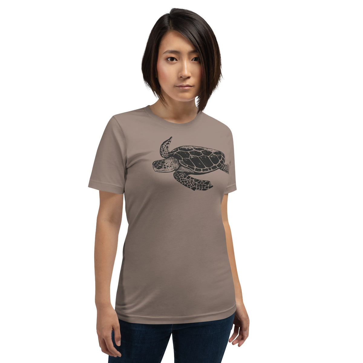 Product mockup photo of the Jakub’s GPT 5 Launch Turtle T Shirt (unisex).