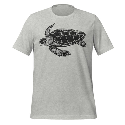 Product mockup photo of the Jakub’s GPT 5 Launch Turtle T Shirt (unisex) Athletic Heather / M.