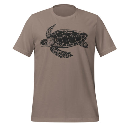 Product mockup photo of the Jakub’s GPT 5 Launch Turtle T Shirt (unisex) Pebble / M.