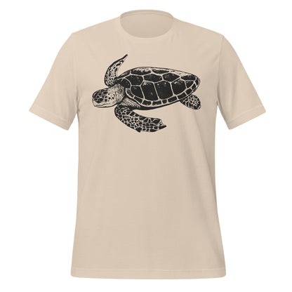 Product mockup photo of the Jakub’s GPT 5 Launch Turtle T Shirt (unisex) Soft Cream / M.