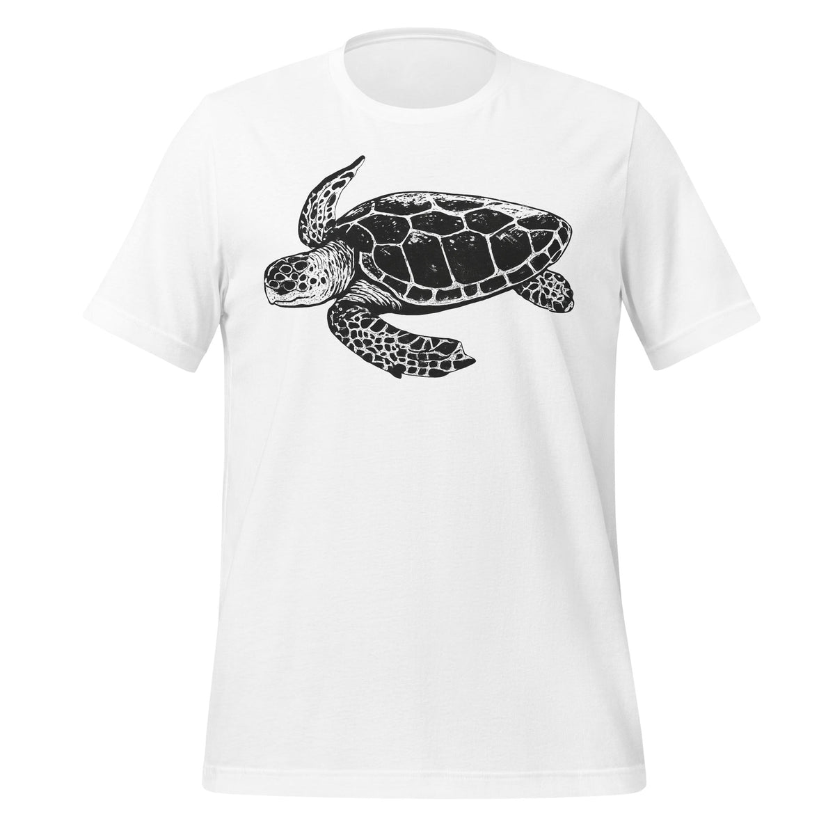 Product mockup photo of the Jakub’s GPT 5 Launch Turtle T Shirt (unisex) White / M.