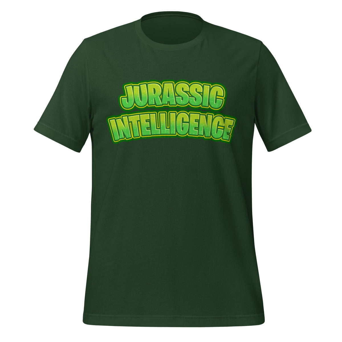 Image of the JURASSIC INTELLIGENCE T-Shirt (unisex) Forest / S.