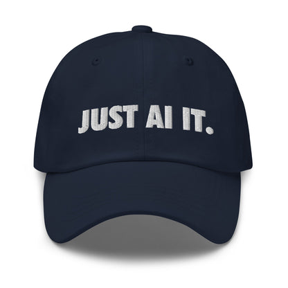 Image of the JUST AI IT. Cap Navy.