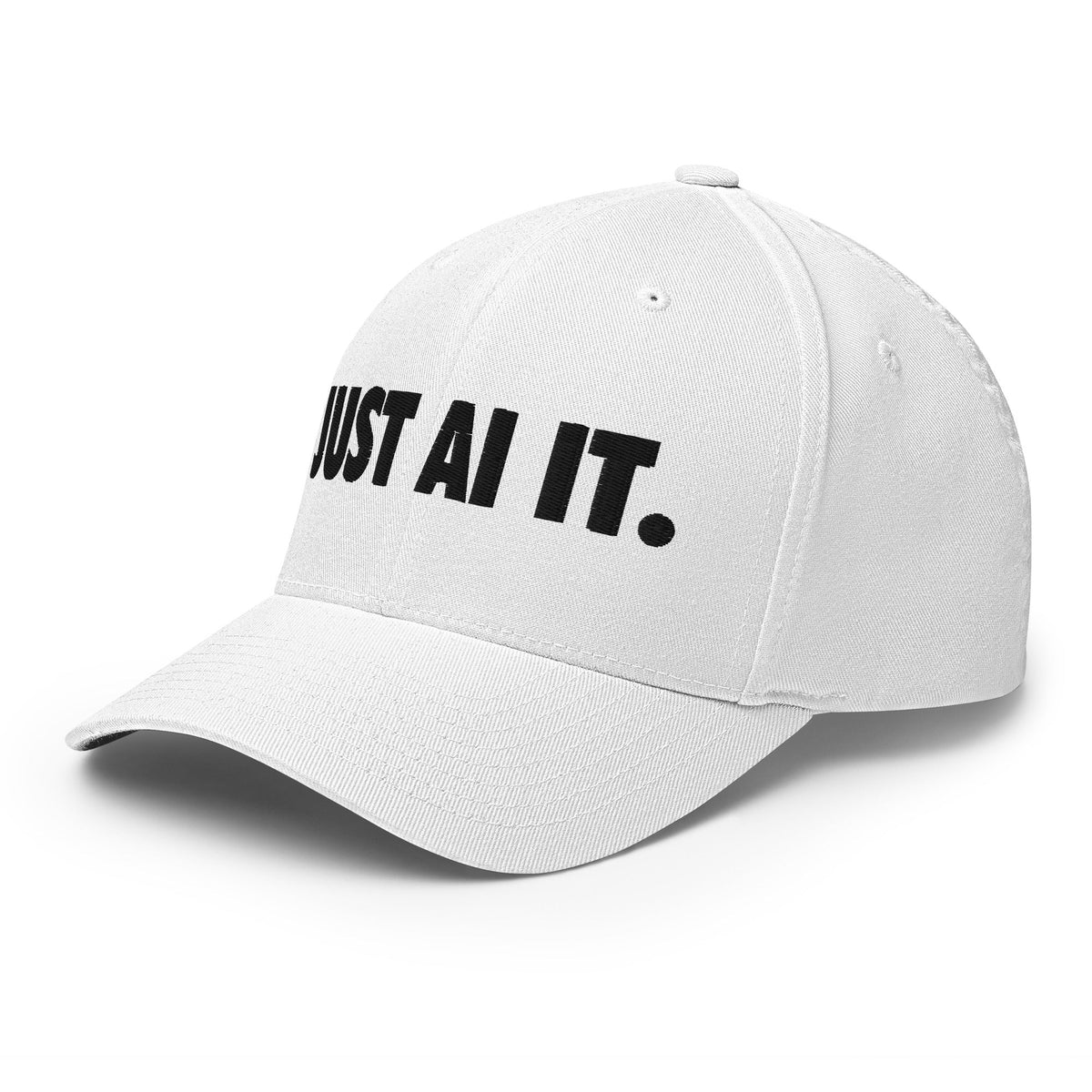 Image of the JUST AI IT. Closed-Back Baseball Cap.