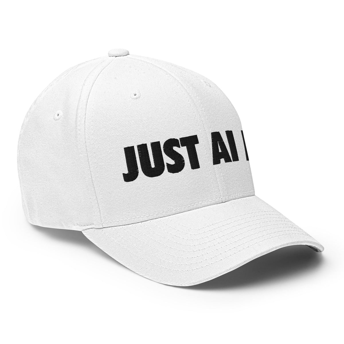Image of the JUST AI IT. Closed-Back Baseball Cap.