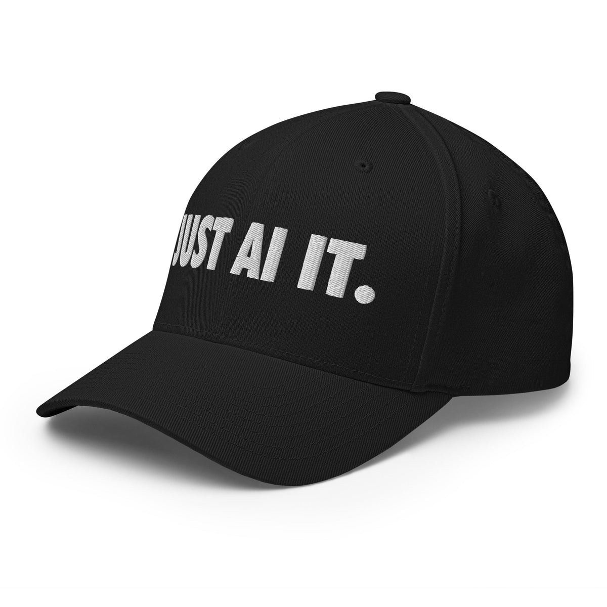 Image of the JUST AI IT. Closed-Back Baseball Cap.