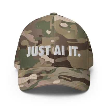 Image of the JUST AI IT. Closed-Back Baseball Cap Multicam Green / S/M.