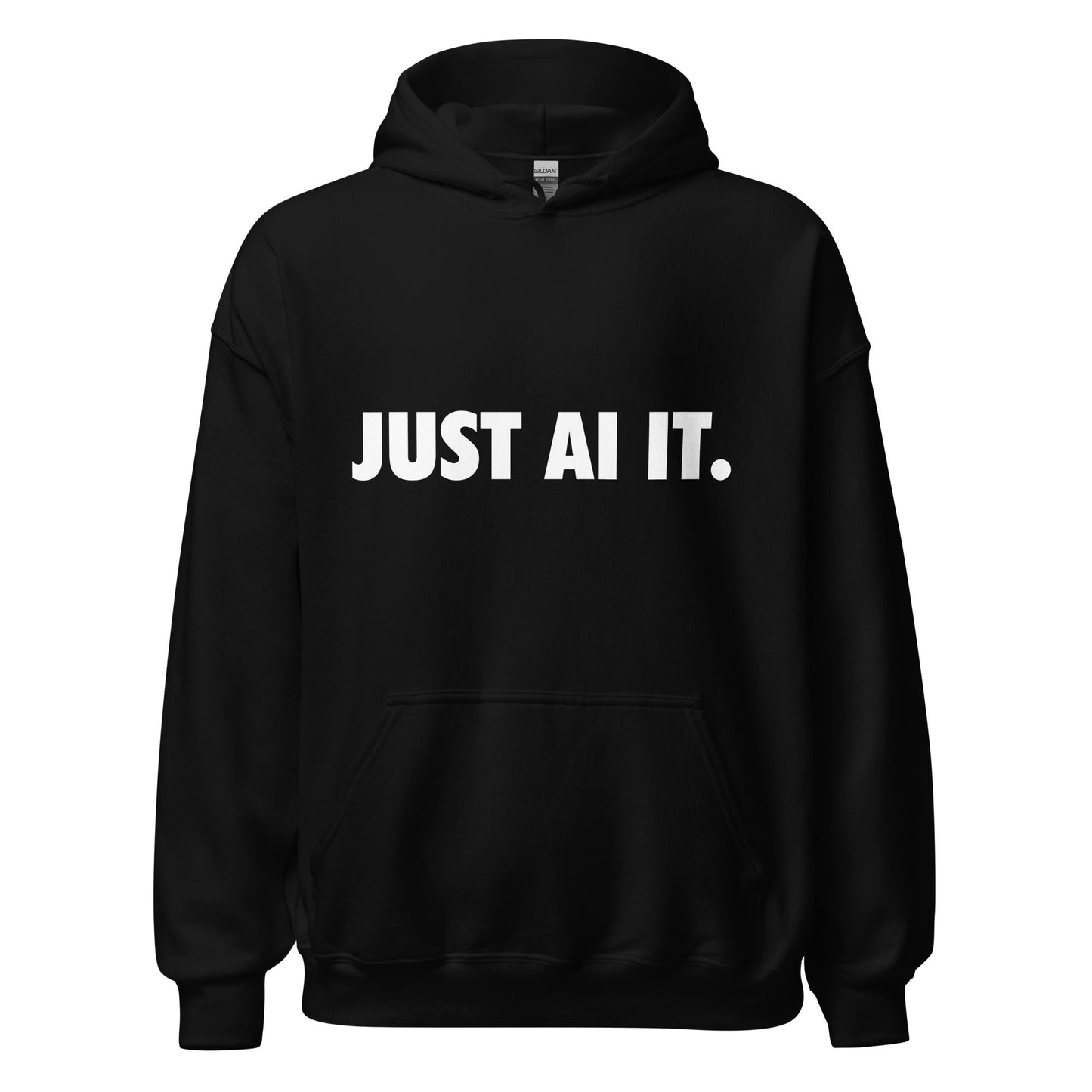 Image of the JUST AI IT. Hoodie (unisex) Black / M.