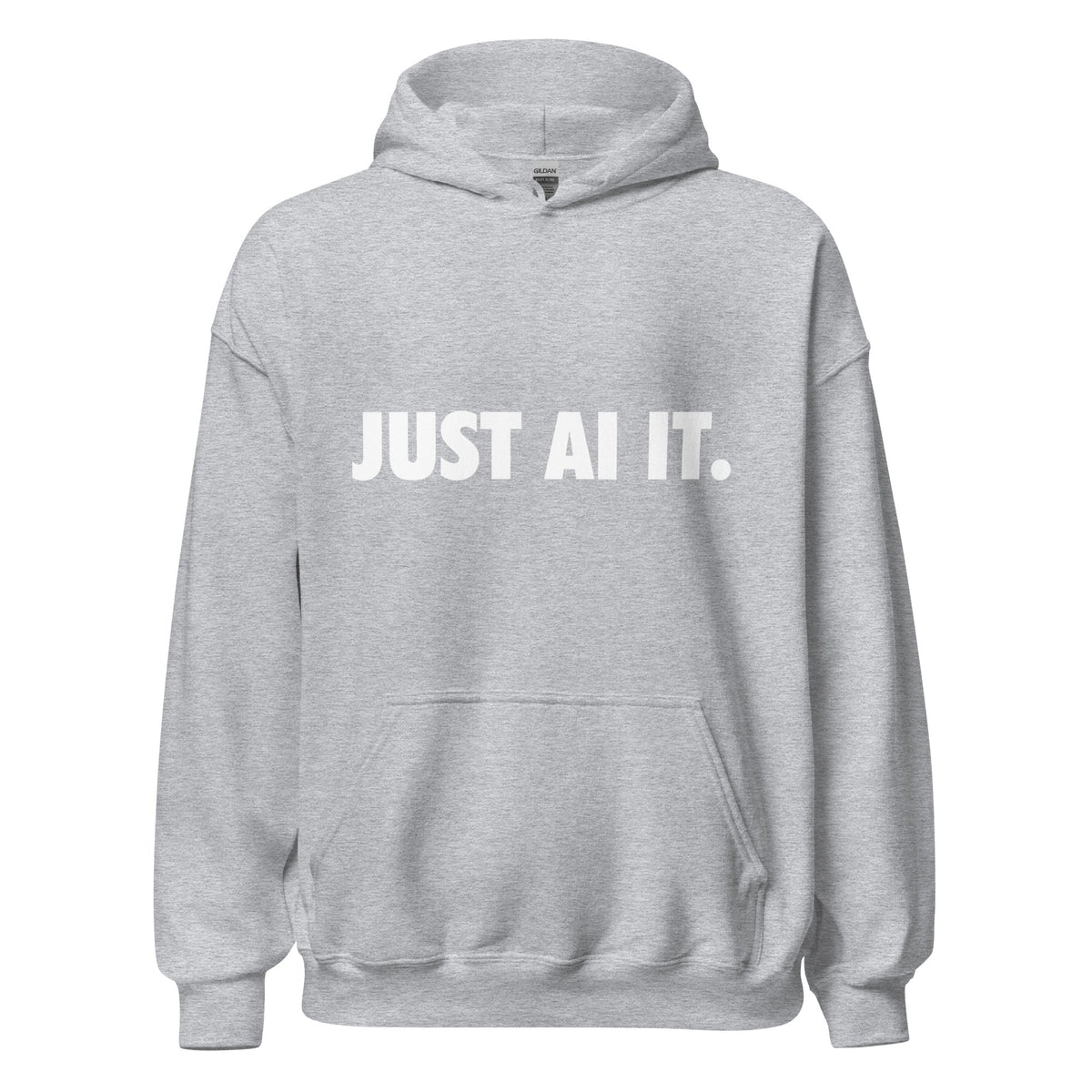 Image of the JUST AI IT. Hoodie (unisex) Sport Grey / M.