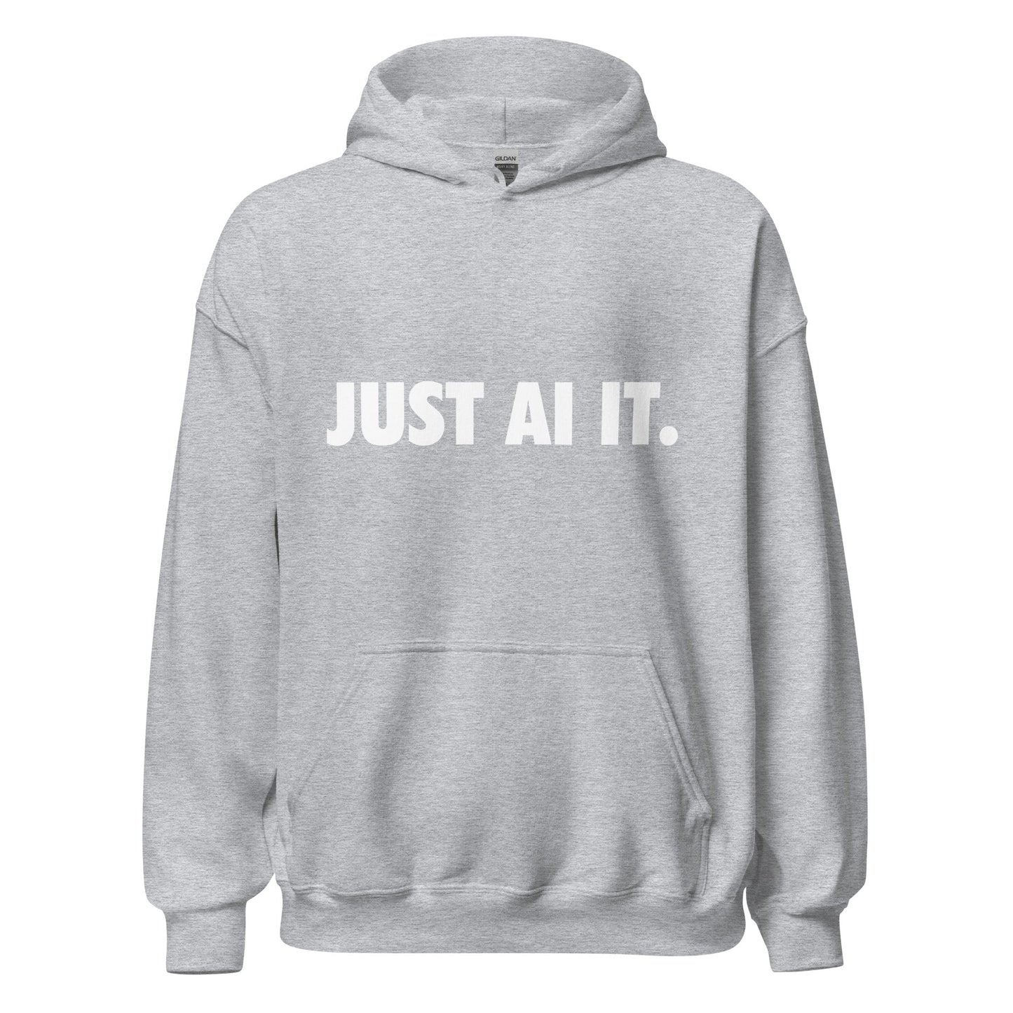 Image of the JUST AI IT. Hoodie (unisex) Sport Grey / M.
