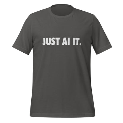 Image of the JUST AI IT. T-Shirt (unisex) Asphalt / M.