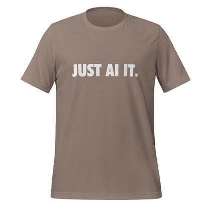 Image of the JUST AI IT. T-Shirt (unisex) Pebble / M.