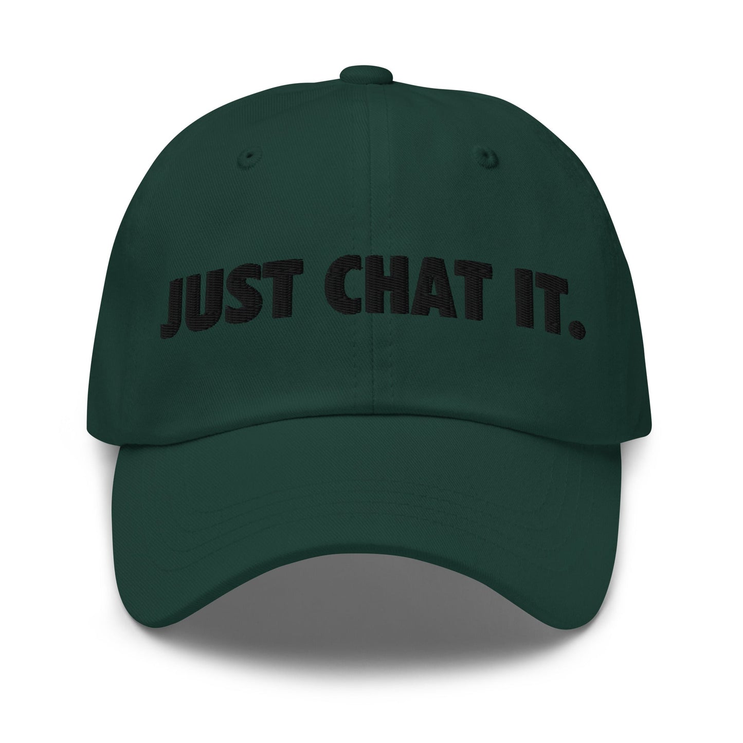Image of the JUST CHAT IT. Cap 2 Spruce.