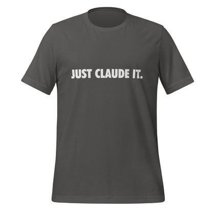 Image of the JUST CLAUDE IT. T-Shirt (unisex) Asphalt / M.