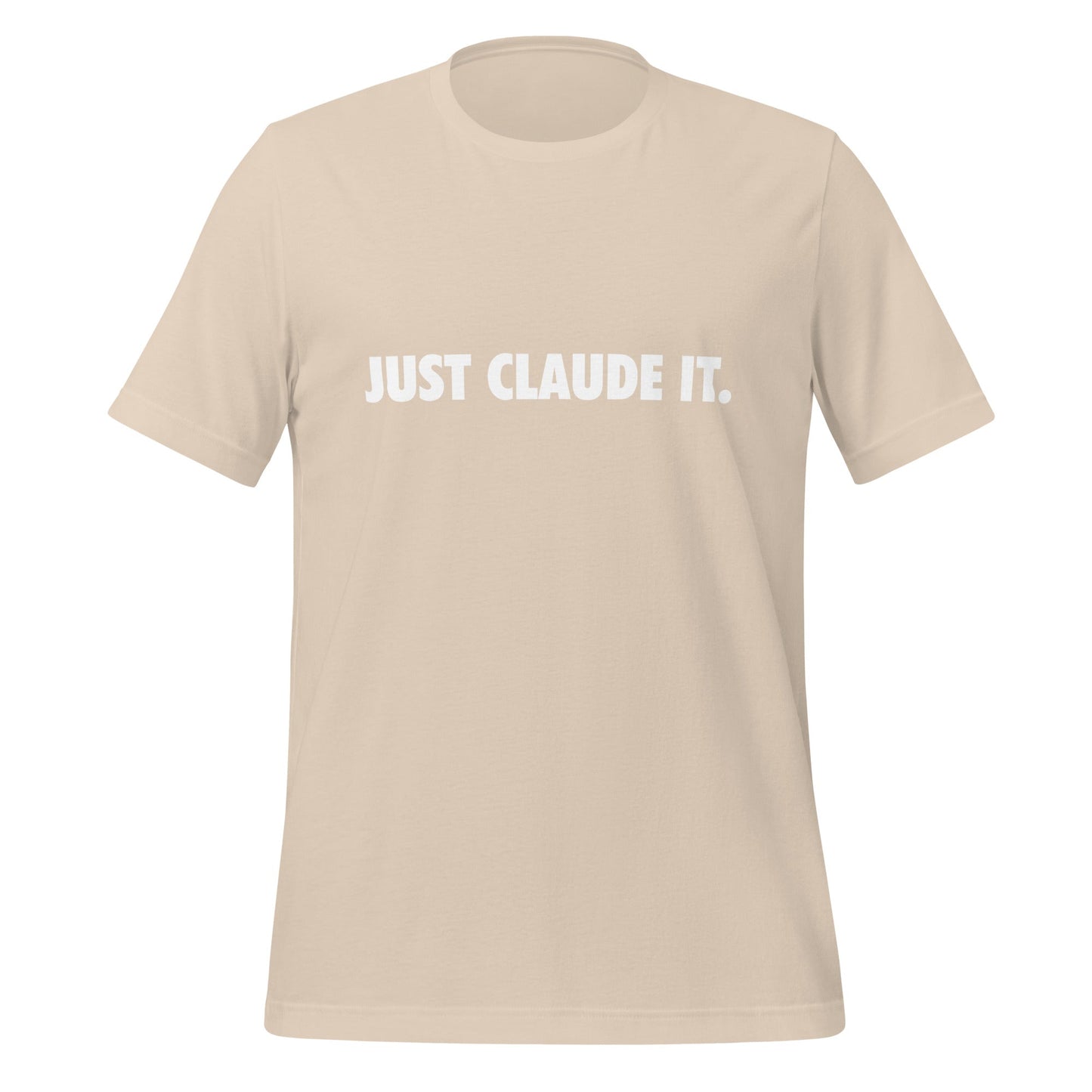 Image of the JUST CLAUDE IT. T-Shirt (unisex) Soft Cream / M.