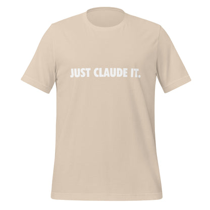 Image of the JUST CLAUDE IT. T-Shirt (unisex) Soft Cream / M.