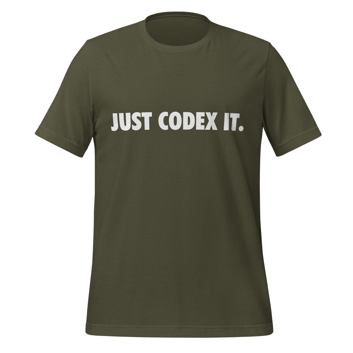 Image of the JUST CODEX IT. T-Shirt (unisex) Military Green / M.