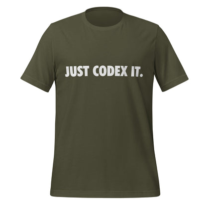 Image of the JUST CODEX IT. T-Shirt (unisex) Military Green / M.