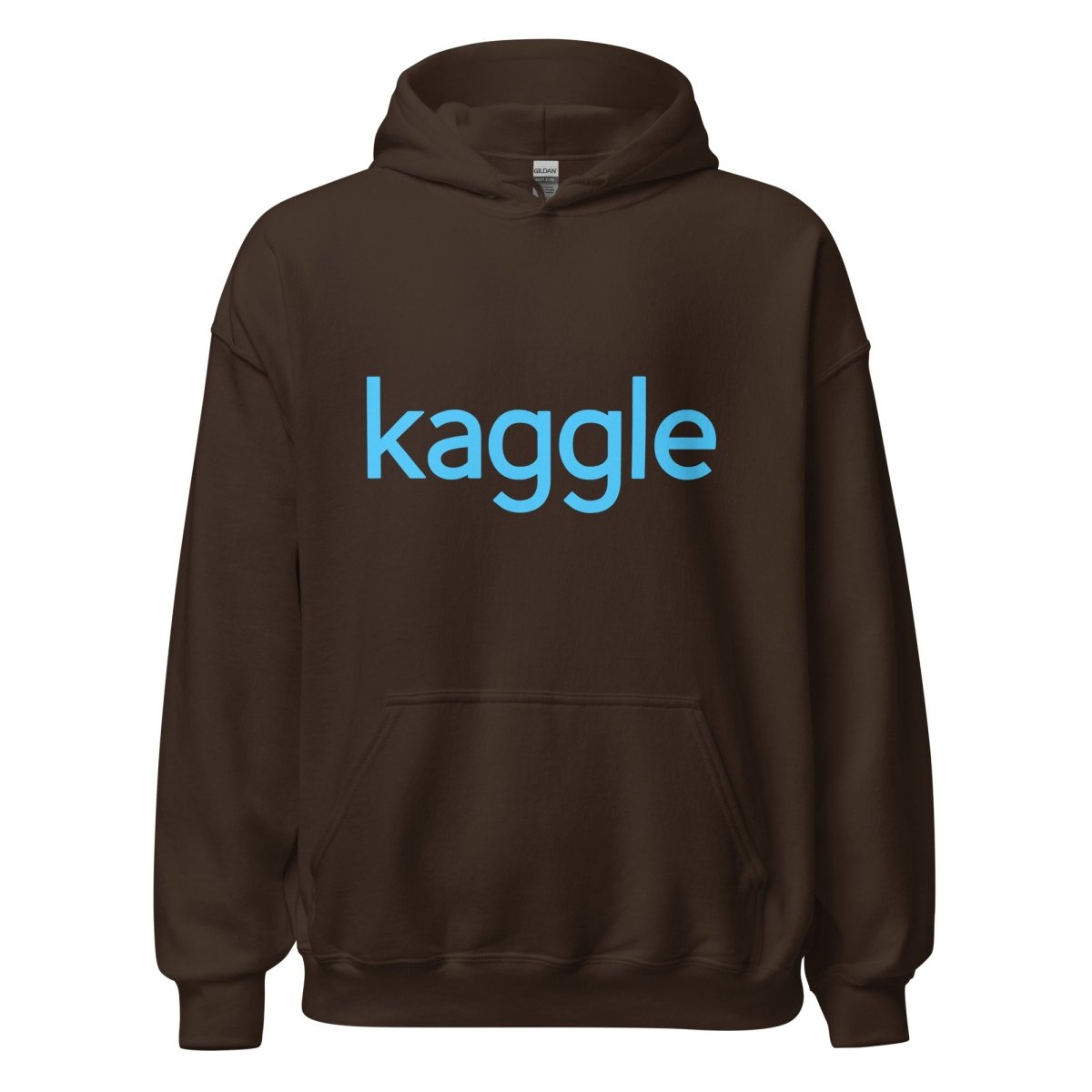 Image of the Kaggle Logo Hoodie (unisex) Dark Chocolate / M.
