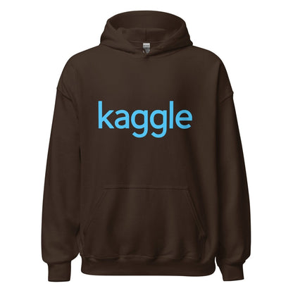 Image of the Kaggle Logo Hoodie (unisex) Dark Chocolate / M.