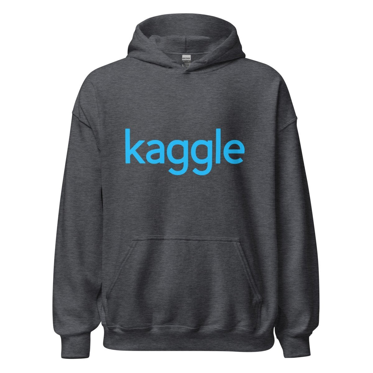 Image of the Kaggle Logo Hoodie (unisex) Dark Heather / M.