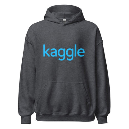 Image of the Kaggle Logo Hoodie (unisex) Dark Heather / M.