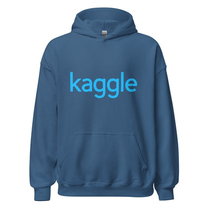 Image of the Kaggle Logo Hoodie (unisex) Indigo Blue / M.