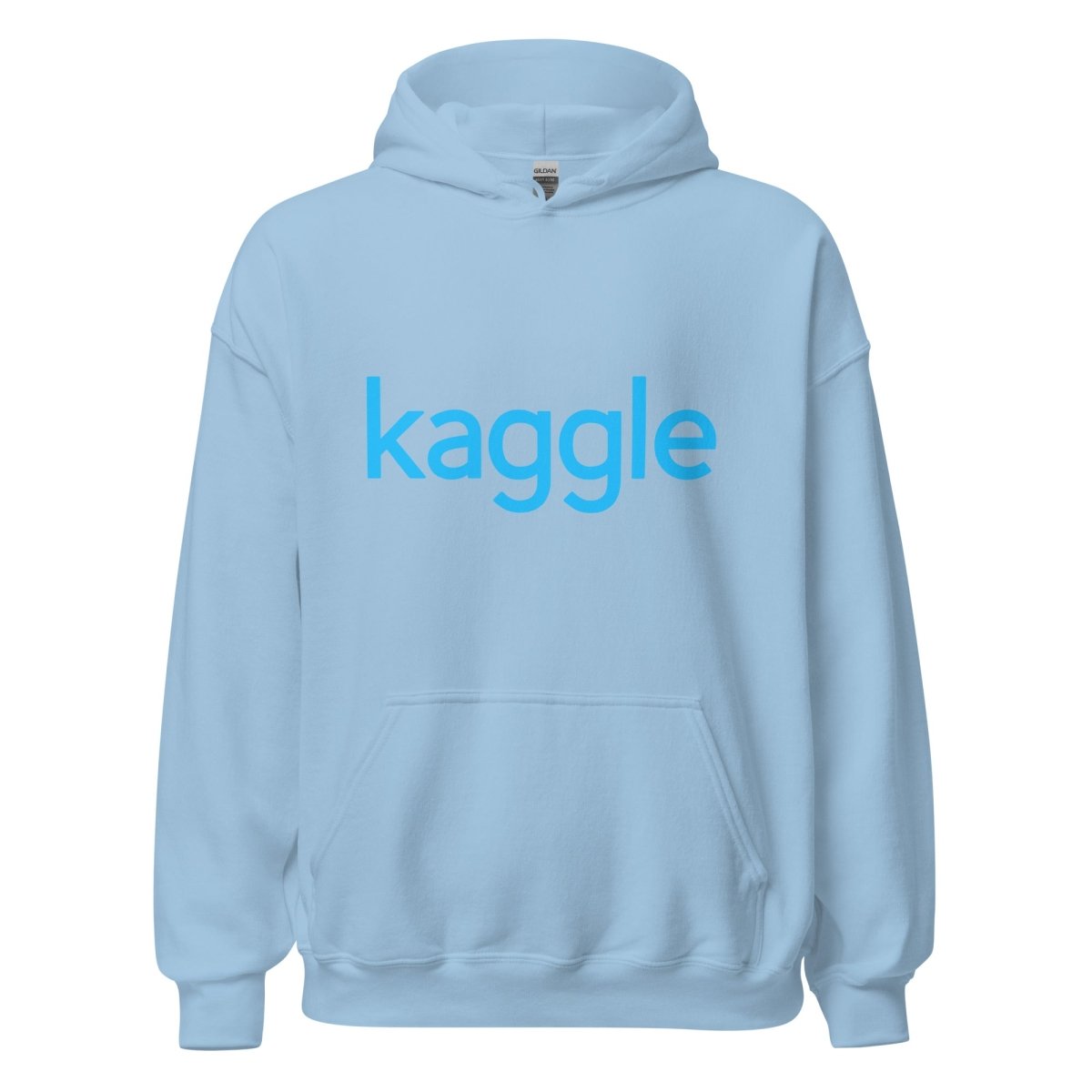 Image of the Kaggle Logo Hoodie (unisex) Light Blue / M.
