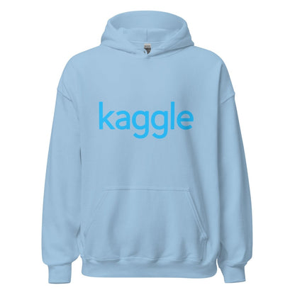 Image of the Kaggle Logo Hoodie (unisex) Light Blue / M.