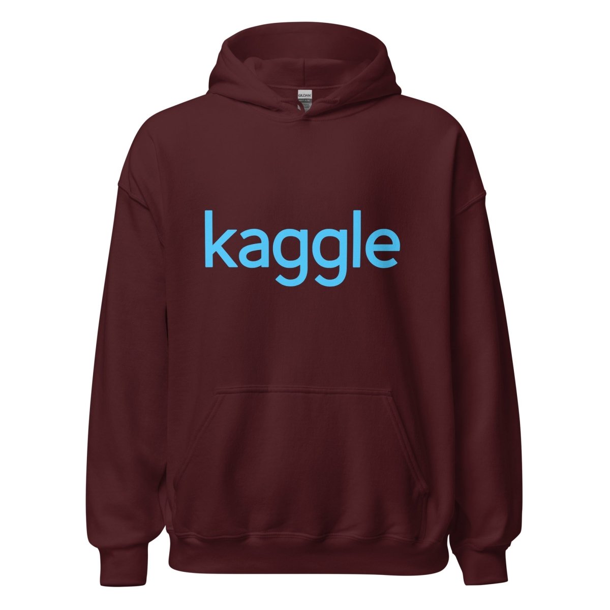 Image of the Kaggle Logo Hoodie (unisex) Maroon / M.