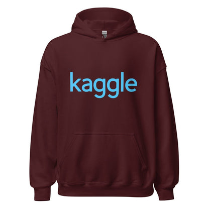 Image of the Kaggle Logo Hoodie (unisex) Maroon / M.
