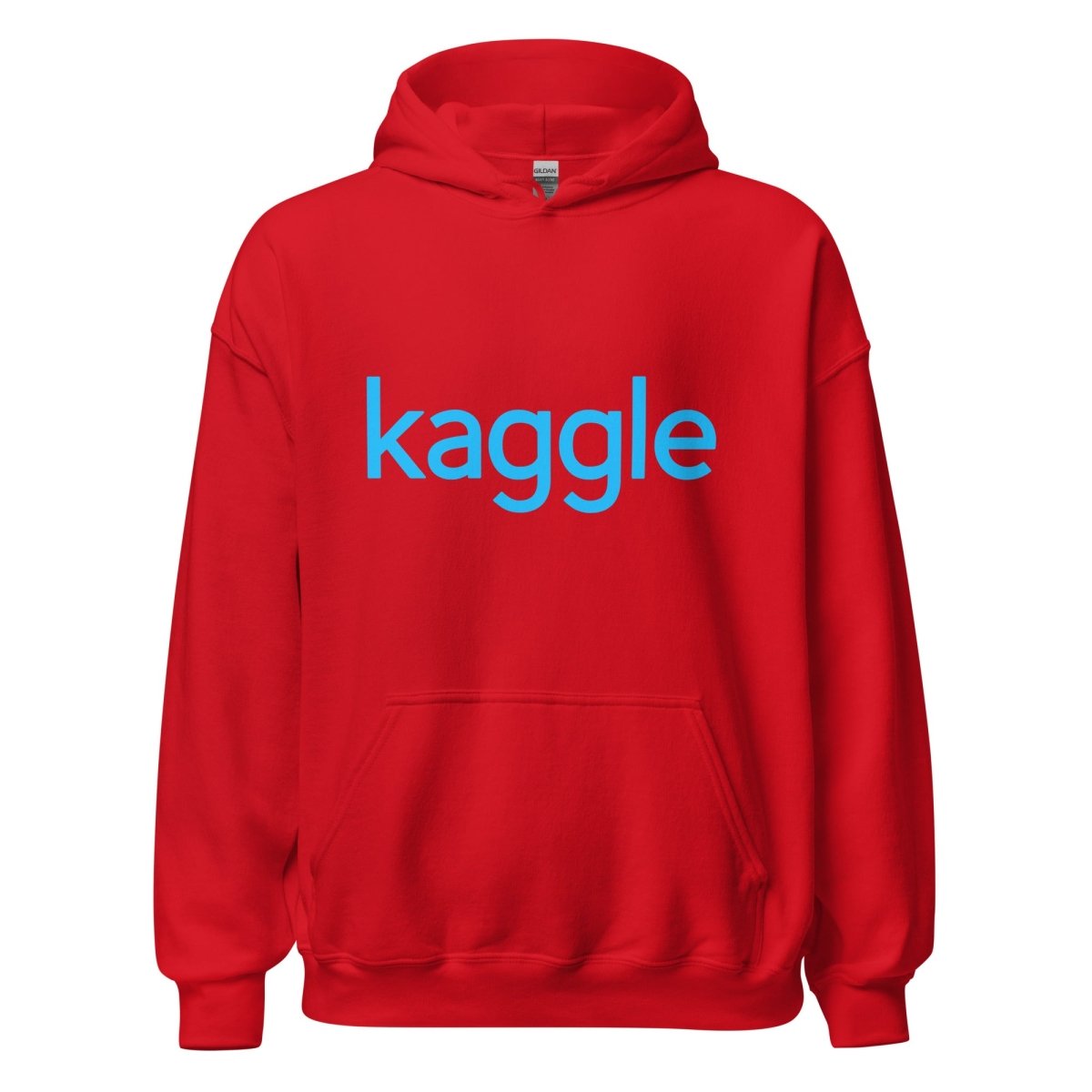 Image of the Kaggle Logo Hoodie (unisex) Red / M.