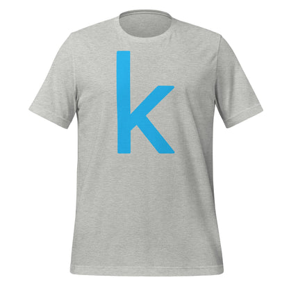 Product mockup photo of the Kaggle T Shirt (unisex) Athletic Heather / M.