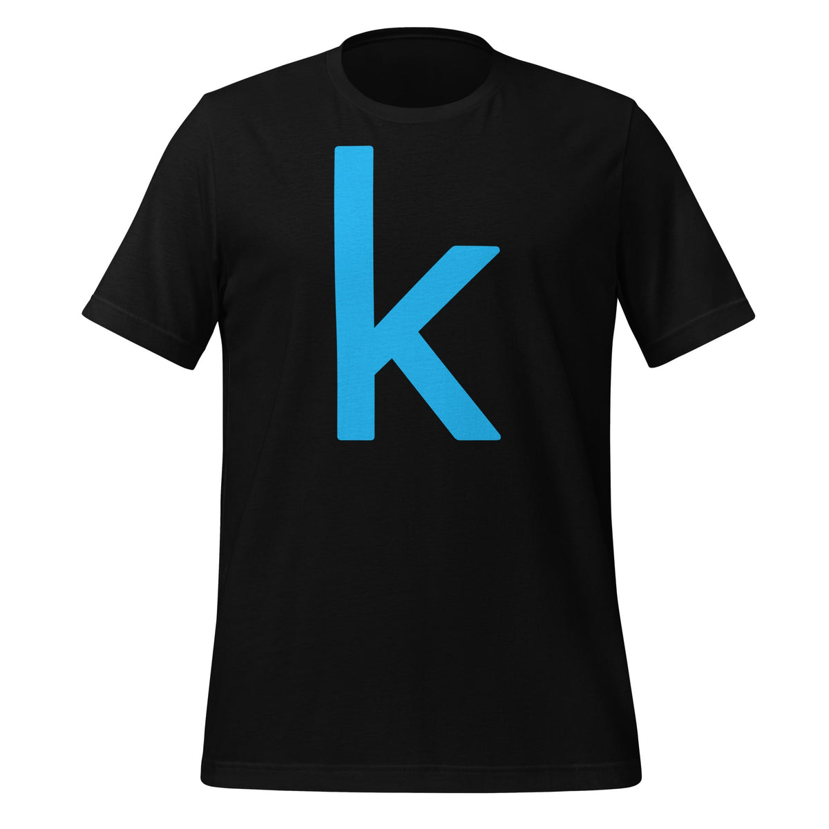 Product mockup photo of the Kaggle T Shirt (unisex) Black / M.