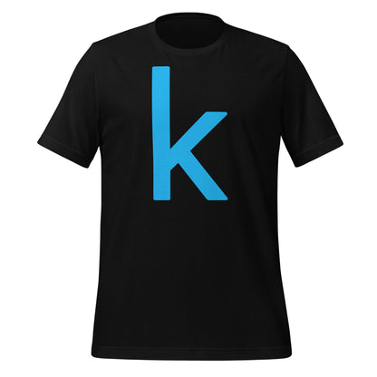 Product mockup photo of the Kaggle T Shirt (unisex) Black / M.