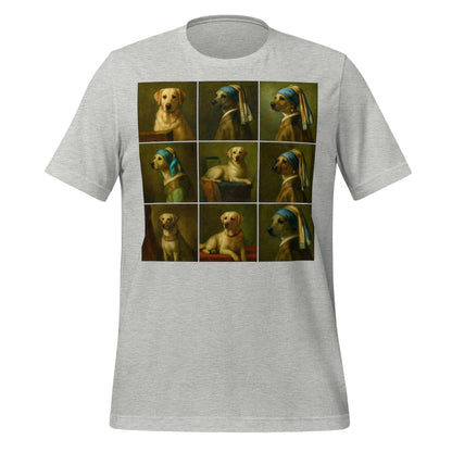 Image of the Labrador in the Style of Vermeer T-Shirt (unisex) Athletic Heather / M.