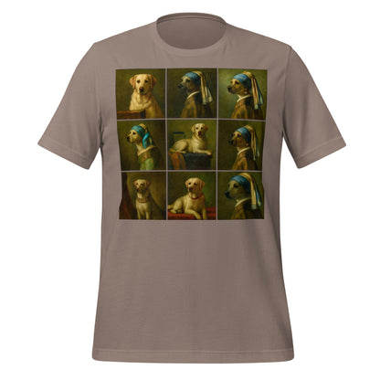 Image of the Labrador in the Style of Vermeer T-Shirt (unisex) Pebble / M.