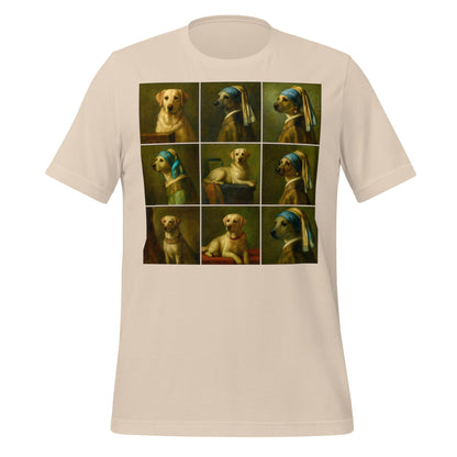 Image of the Labrador in the Style of Vermeer T-Shirt (unisex) Soft Cream / M.