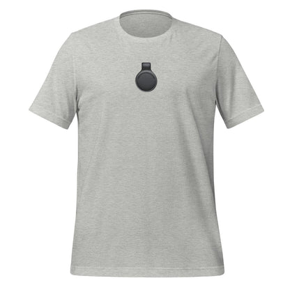 Product mockup photo of the Limitless Pendant True Color Embroidered T Shirt (unisex) Athletic Heather / M.
