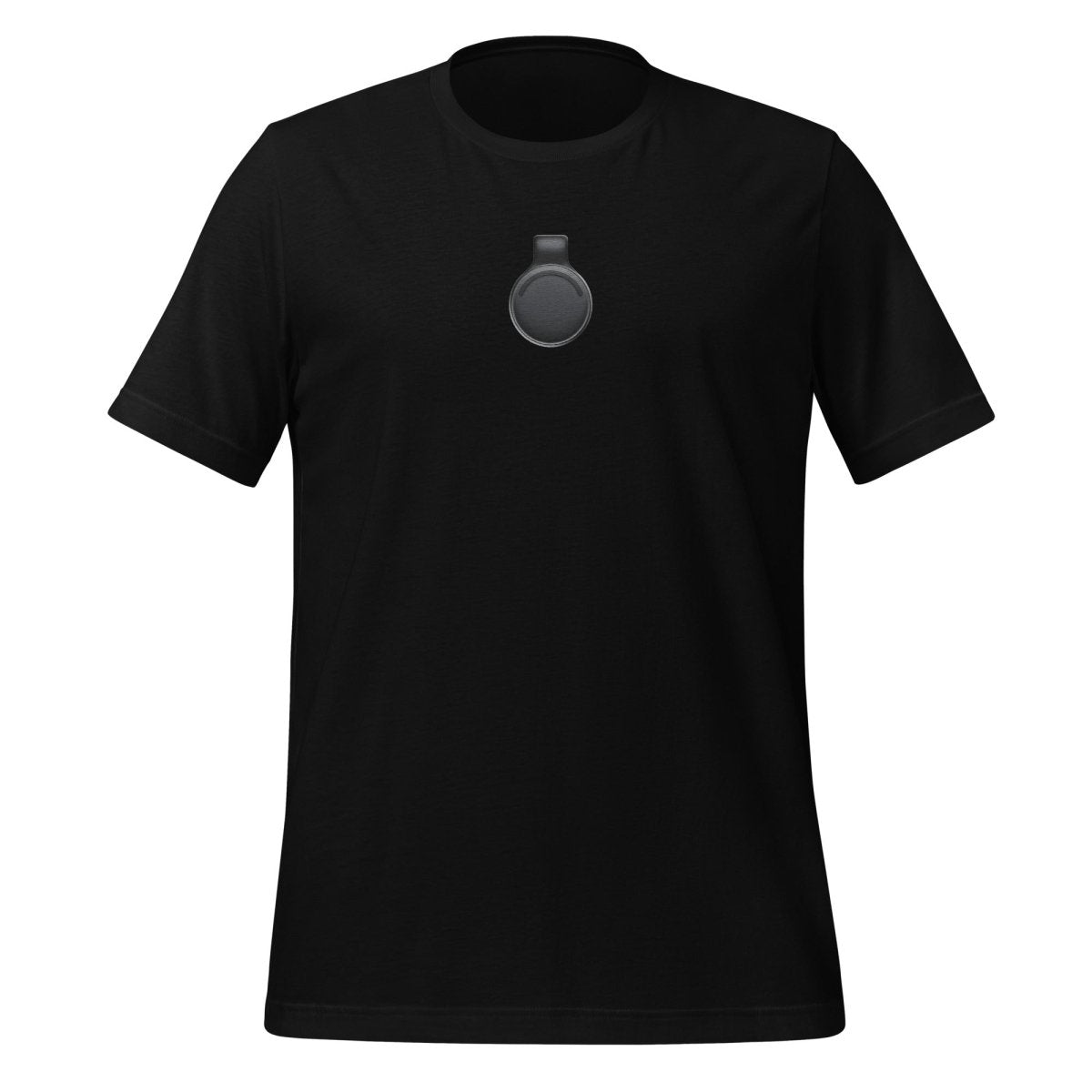 Product mockup photo of the Limitless Pendant True Color Embroidered T Shirt (unisex) Black / M.