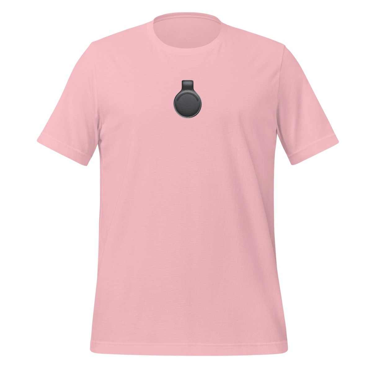 Product mockup photo of the Limitless Pendant True Color Embroidered T Shirt (unisex) Pink / M.