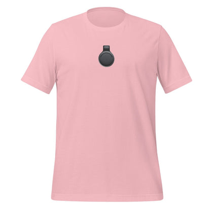 Product mockup photo of the Limitless Pendant True Color Embroidered T Shirt (unisex) Pink / M.