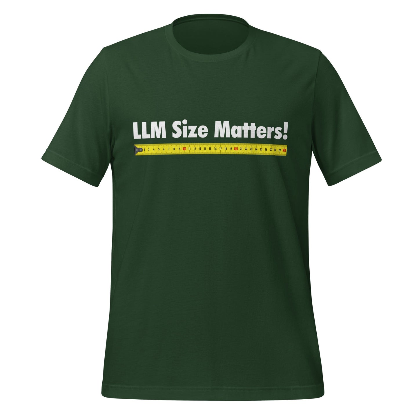 Image of the LLM Size Matters! T-Shirt (unisex) Forest / M.
