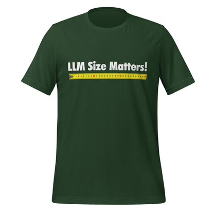 Image of the LLM Size Matters! T-Shirt (unisex) Forest / M.