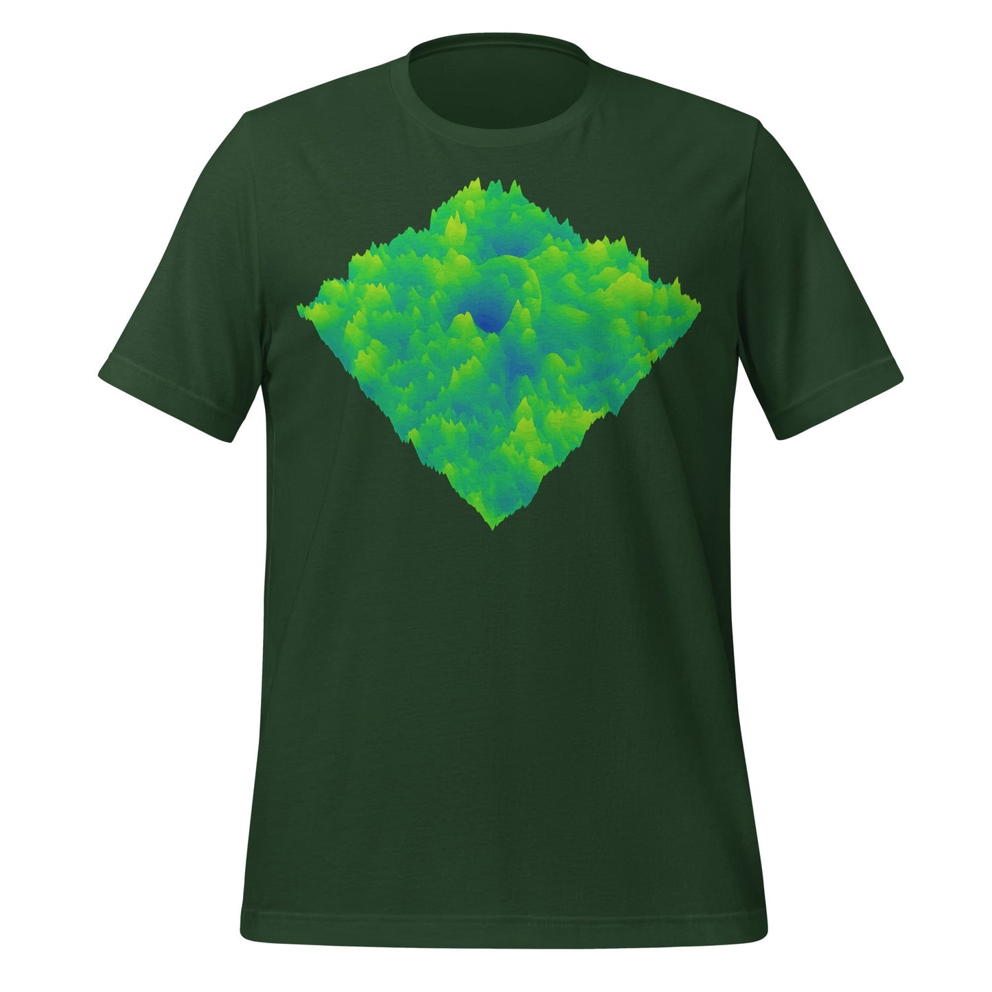 Image of the Loss Landscape T-Shirt (unisex) Forest / M.