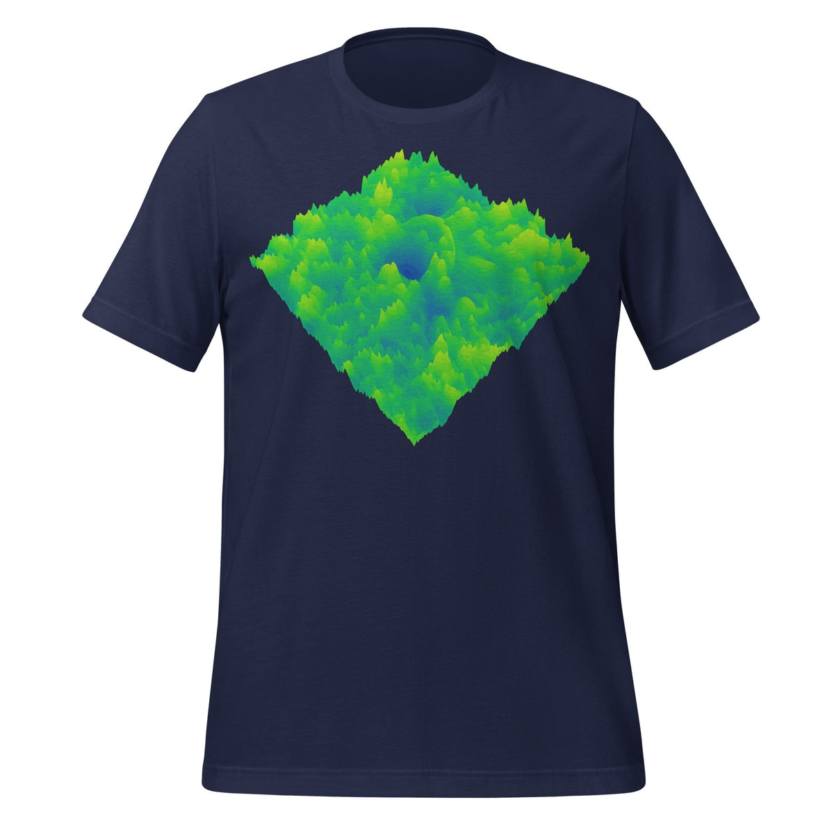 Image of the Loss Landscape T-Shirt (unisex) Navy / M.