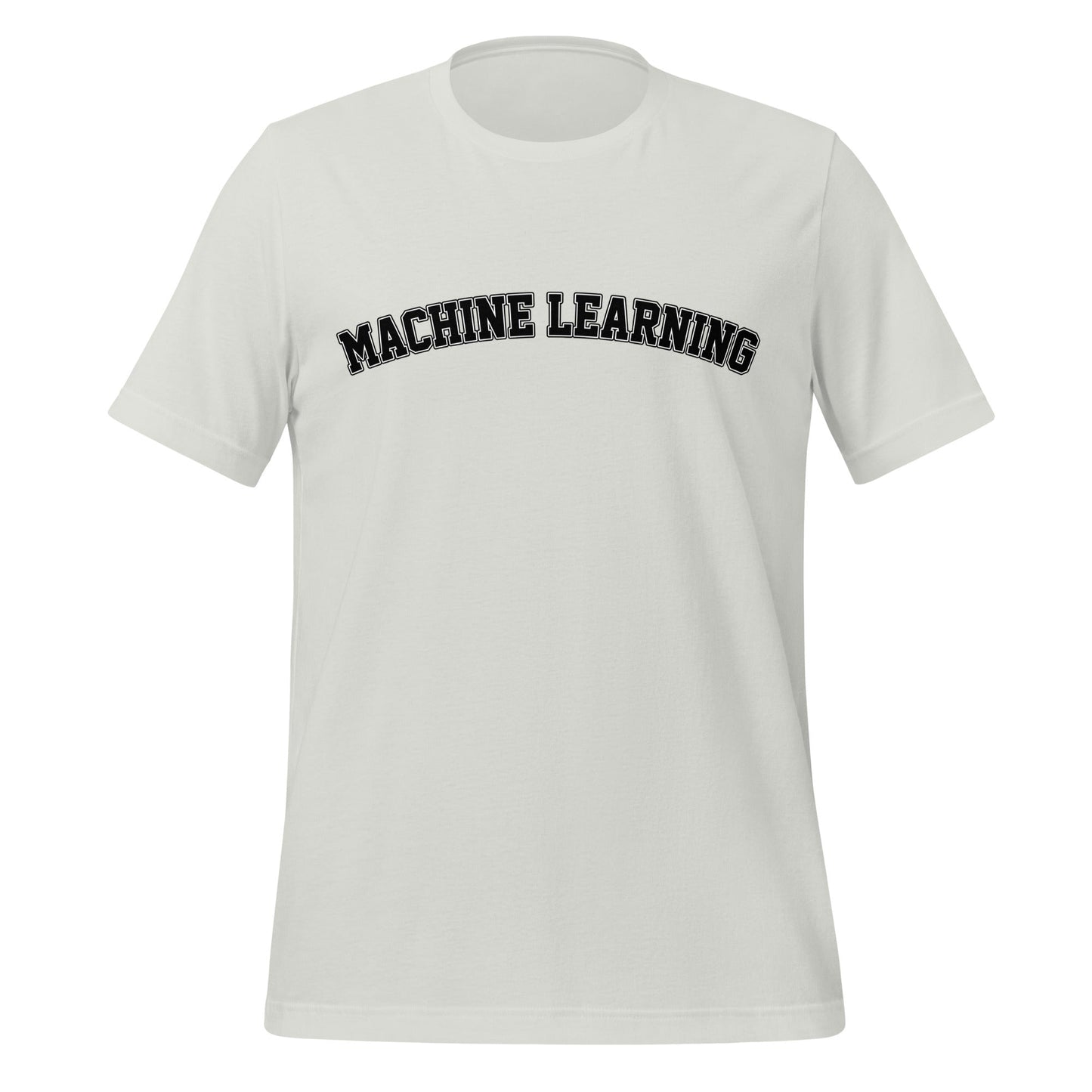 Image of the Machine Learning T-Shirt (unisex) Silver / M.